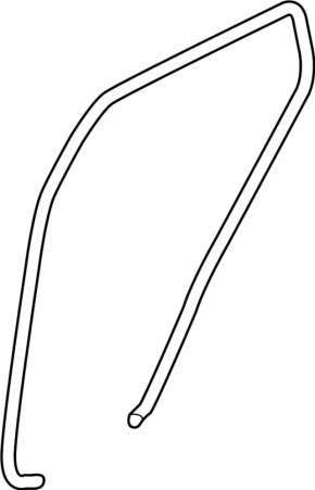 Rear left door seal for Infiniti QX50 19-25