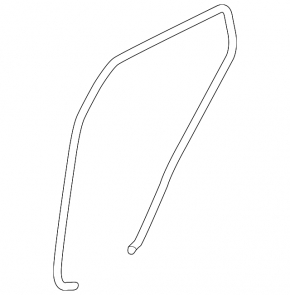 Rear left door seal for Infiniti QX50 19-25