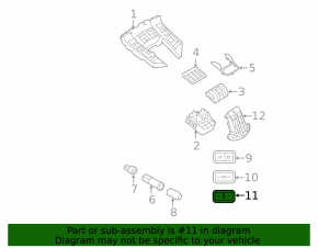 Anti-theft system button Porsche Cayenne 958 11-17