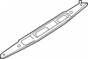 Lower trunk door molding for the Infiniti QX50 19-25