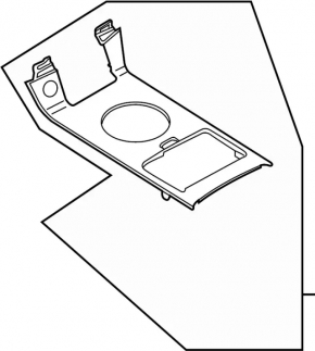 Gearbox shifter lining Infiniti FX35 FX45 03-08 rest