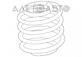 Front right spring Ford Fusion mk5 13-20 FWD stiffness ser