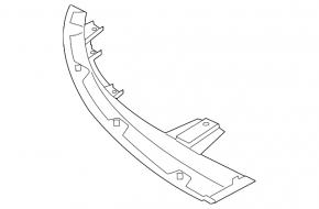 Lower left front bumper guard for Mazda CX-7 06-09