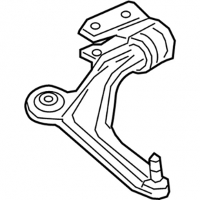 Lower control arm, front left, Lincoln Continental 17-20