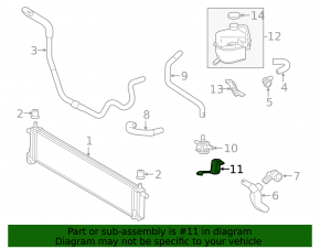 Lexus NX300h 15-21 Inverter Cooling Pump Bracket