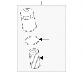 Oil filter housing cover for Audi A3 8V 15-16 1.8T, 2.0T