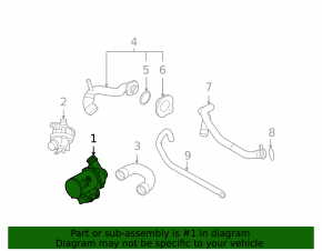 Water pump BMW 1 E82 08-13 N51, N52