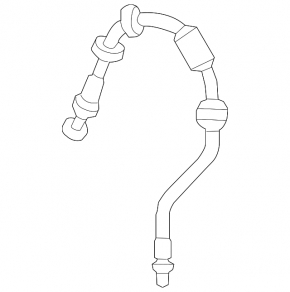 Front left brake hose Volvo S60 11-18