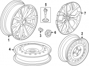 Wheel disk iron R17 Honda CRV 23-