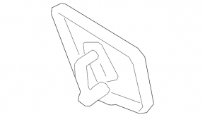 Left hood lock bracket Audi A6 C7 12-18