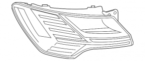 Right outer fender light for the Audi E-Tron 19-23