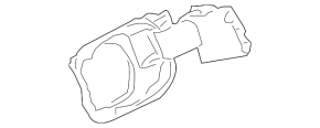 Fuel filler flap housing Audi Q7 4L 10-15