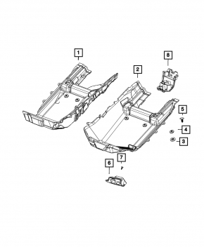 Jeep Grand Cherokee WK2 11-21 Floor Covering