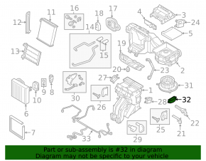 Heater resistor VW Tiguan 18-24