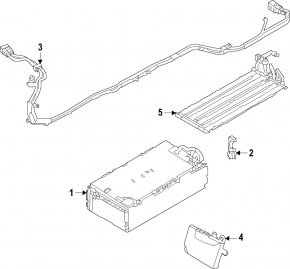 High-voltage cable through the entire body of the BMW 3 G20 21-25 plug-in