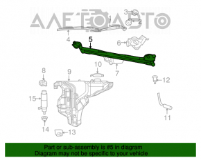 09-23 Dodge Challenger Windshield Wiper Linkage with Motor