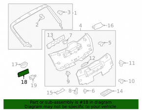 TAILGATE AUTO CONTROL MODULE Porsche Macan 15-