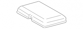 Cover of the fuse box under the hood Toyota Sequoia 08- left