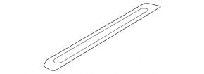 Door sill outer front right Kia Niro 23- black