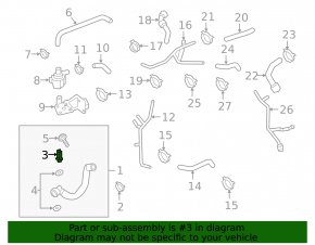 Porsche Cayenne 19-26 E-Hybrid Engine Coolant Temperature Sensor