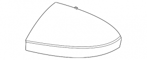 Left side mirror cover for Nissan Pathfinder 22-25