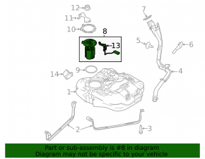 Fuel pump petrol pump Ford Focus mk3 11-18 2.0