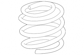 Front left spring for Ford Transit Connect MK2 13-18