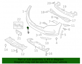 Mazda CX-5 17- Front Bumper Tow Hook Cap