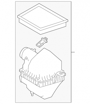 Air Filter Housing for Land Rover Range Rover Velar 18-23 2.0T