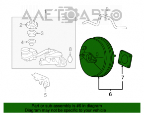 Honda Civic 4D 06-09 vacuum booster