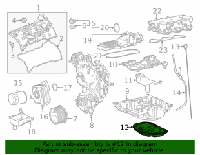 Lexus LX 22-26 oil pan