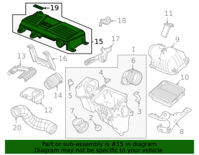 Air resonator Honda CRV 20-22 hybrid
