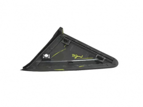 Triangle molding wing cap right Dodge Grand Caravan 11-20 black
