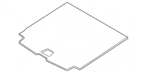 Boot floor Volvo XC60 18-23 black