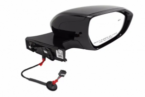 Side mirror right Chevrolet Bolt EV 22-23 7+2 pins, turn signal, heating, camera, BSM, chrome, black