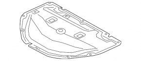 Lexus UX200 UX250h 19- Hood Insulation