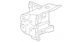 Front left side member nose for Toyota Sienna 21-25