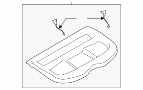 Nissan Rogue Sport 17-21 Trunk Shelf