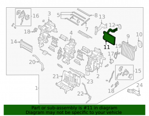 Hyundai Tucson 22-25 heater core