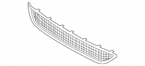 Lower grille of the front bumper of the Ford Edge 15-18 pre-restored