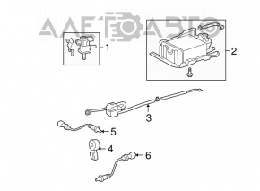Toyota Rav4 06-12 vacuum system valve