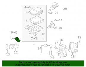 Air Filter Housing Bracket Volvo XC90 16-22