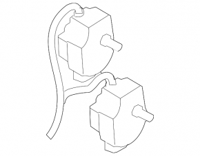 Actuators for the air conditioner heater motors on the Volvo S60 17-18