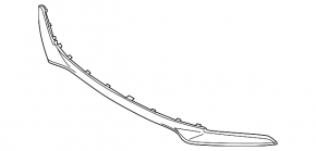 Front bumper center trim Volvo V90 17-20 usa T5, T6