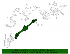 Toyota Avalon 13-18 Steering Cardan Joint