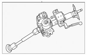 Steering column Nissan Sentra 13-19 1.8