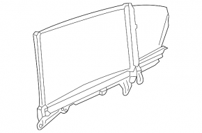 Curtain of the rear left door BMW 7 G12 16-22
