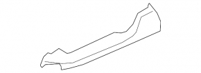 Lower passenger seat trim BMW X5 G05 19-22 black, side