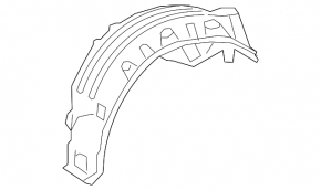 Rear left fender liner for Toyota Prius V 12-17