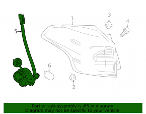 Toyota Rav4 16-18 LED Right Wing Light Wiring